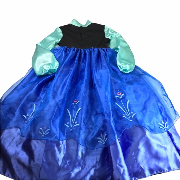Halloween Costume Girl's Kid / Youth FROZEN Princess Anna Blue Full Tulle Skirt. - Picture 11 of 16